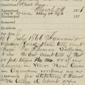 Handwritten form detailing the admission of Anne and James Sullivan to the Tewksbury State Almshouse.