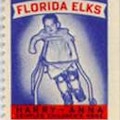 Stamp showing an infant using braces and a walker.