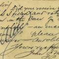 Handwritten Text - from John J. Martin