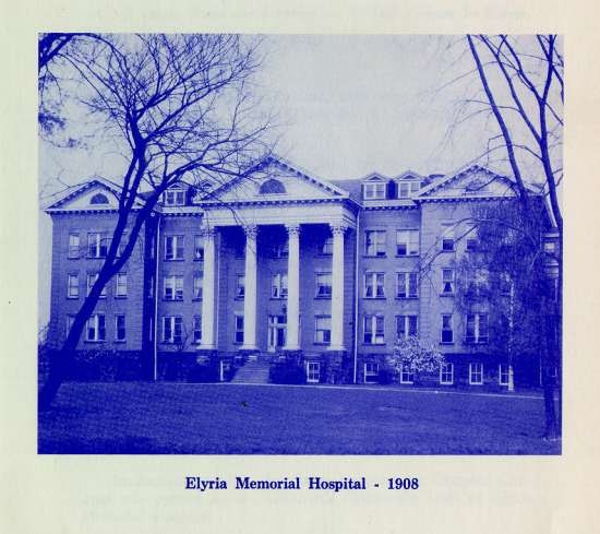 Photograph of "Elyria Memorial Hospital -- 1908"