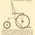 A drawing of the basic wheelchair in use at Warm Springs.