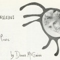 A photograph of the author inside a drawing of a spider.