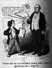 A bald well-dressed man invites John to come watch him eat boned turkey