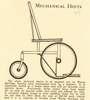 A drawing of the basic wheelchair in use at Warm Springs.