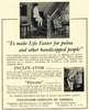 An advertisement for a stair lift and a home elevator.