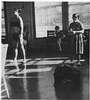 A naked woman with three other women on a ward.