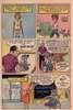 Panels of the comic book, The Will to Win. Milton Caniff thinks about people with disabilities and shows Good Willy at a Goodwill store.