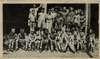 Group photo of children at Camp Daddy Allen.  One child is circled in pen on the photograph and labelled Me.