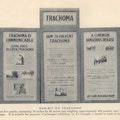 A set of five posters on trachoma.