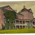 State School For The Blind, Vancouver, Washington. A large brick building with ivy and porches.