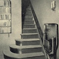 Stairs with an incline elevator.