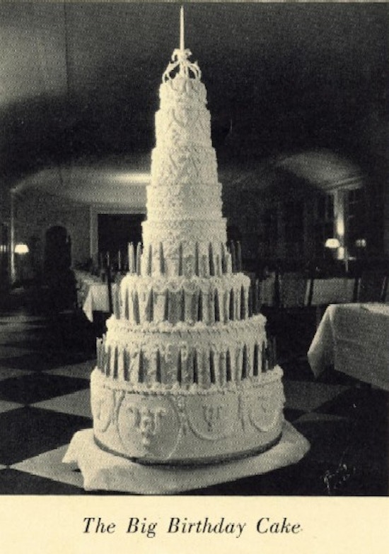 A large and ornate cake.