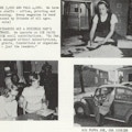 Three photographs, two of children and one of a man getting out of a car.